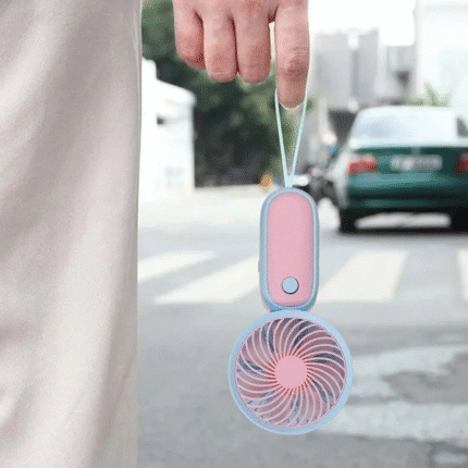 mini handheld fan, portable rechargeable fan, pocket-sized cooling fan, USB mini fan, travel fan, personal fan for home and office, quiet fan for outdoors