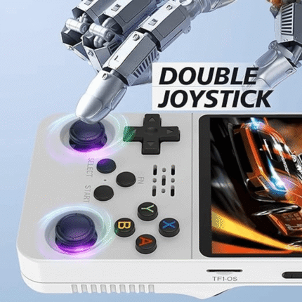 retro game console, handheld emulator console, R36S game console, portable retro gaming, 64GB game console, 15000+ games handheld, retro gaming system, IPS screen handheld console, classic game console
