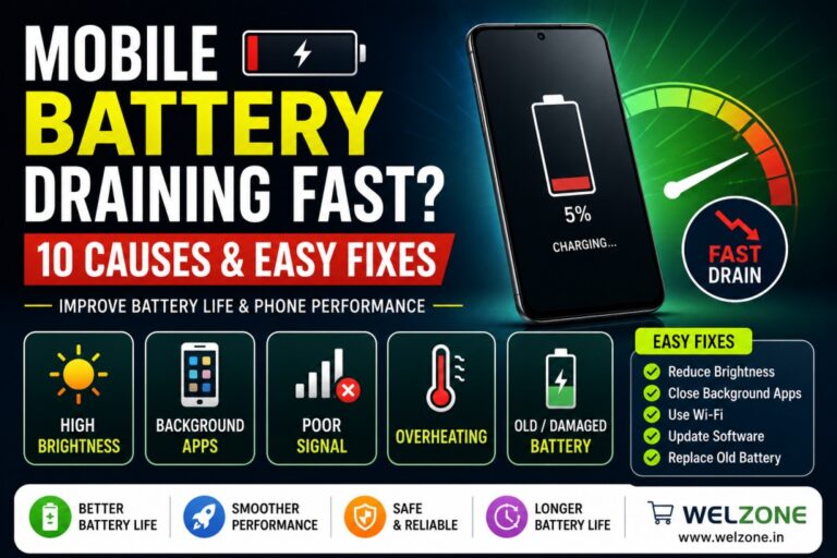 Mobile Battery Draining Fast Causes and Solutions
