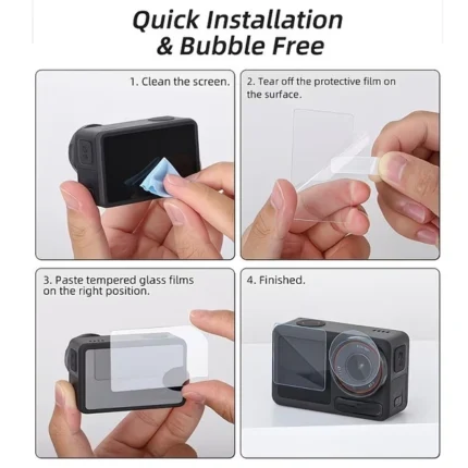 Tempered Glass Protector for DJI Osmo Action 4